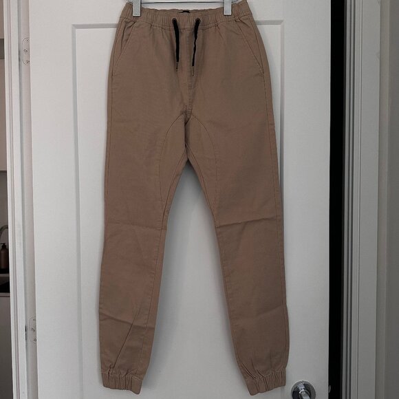 ZANEROBE SURESHOT JOGGER IN SANDSTONE (KHAKI) - Picture 2 of 5